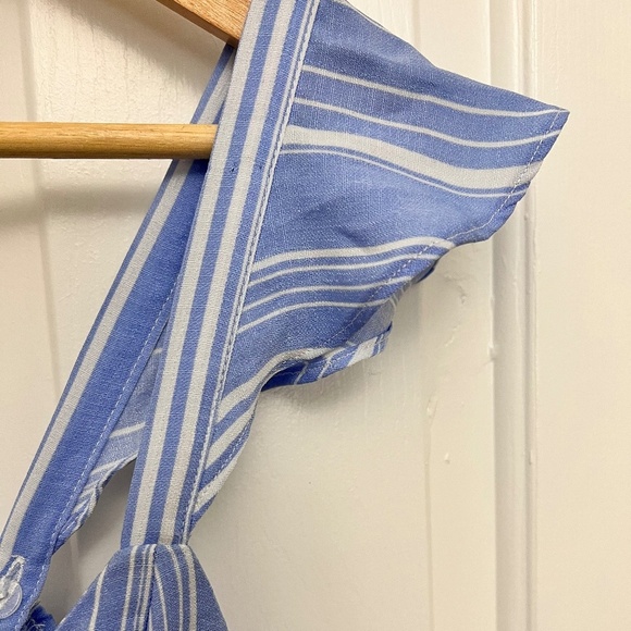 Candie’s Striped Button Front Jumpsuit - Picture 7 of 13